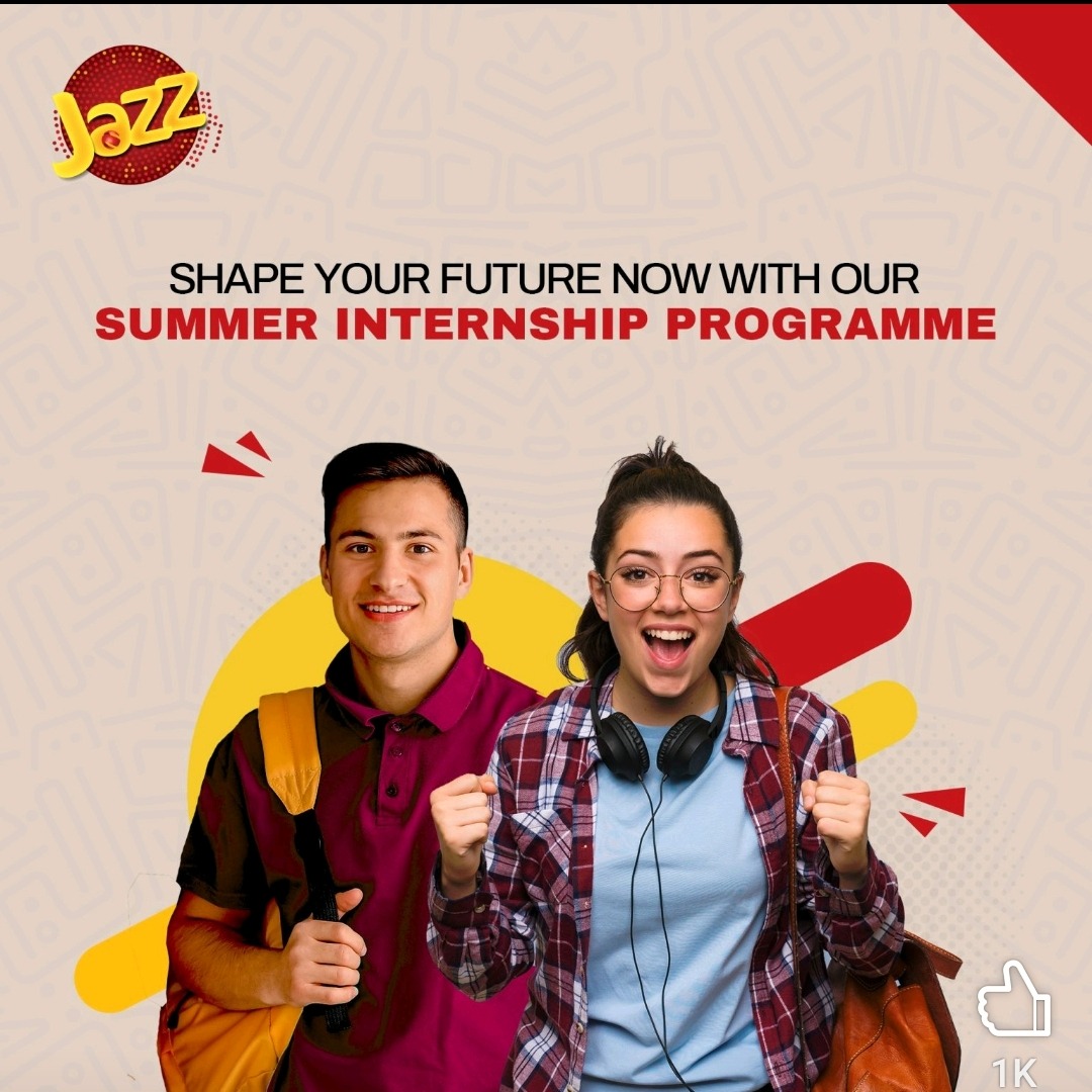 Jazz Summer Internship Program 2025 For All Pakistan Fresh Graduates