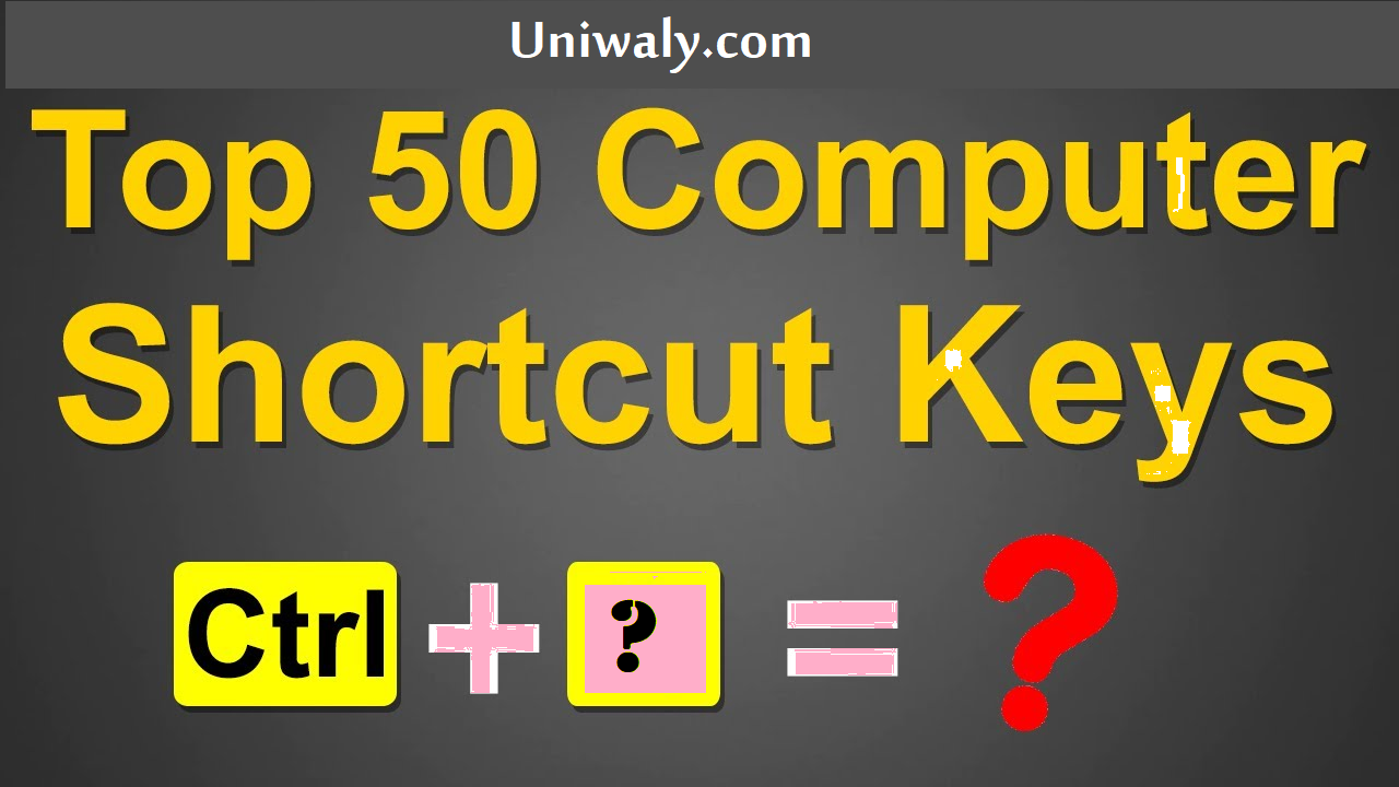 Top 25 Must-Know Computer Keyboard Shortcuts to Boost Your Productivity