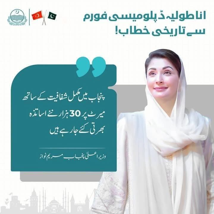 New 30,000 Teaching Jobs Coming Soon on Merit : CM Punjab